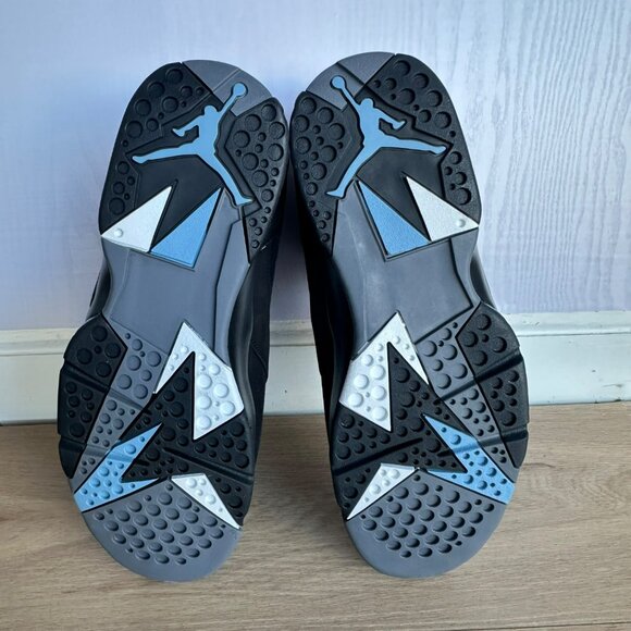 ⭐Nike Air Jordan 7 Retro Chambray Sz 10 Women's shoes Sneakers Black CU9307-004 - Picture 5 of 7